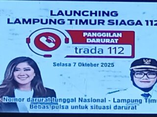 Lampung Timur Resmi Luncurkan Pelayanan Call center 112