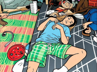 Miris!!! Gubuk Reyot Tak Layak Huni Dihuni 7 Orang Hanya Berjarak -+100 M Dari Kediaman Salah Satu Anggota DPRD Lampung Timur 