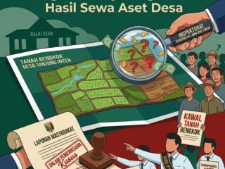 ‎Masih “Dalam Pemeriksaan”! Kasus Tanah Bengkok Desa Tanjung Inten Belum Temui Titik Terang