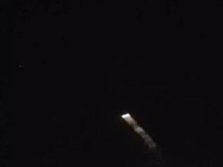 Heboh Sebuah Benda Mirip Rudal Melintas Di udara Kabupaten Lampung Timur