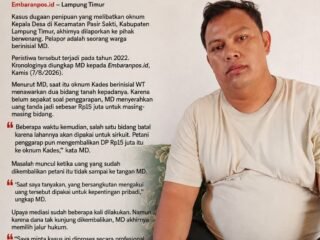 Diduga Gelapkan Uang Tanda Jadi Tanah, Oknum Kades di Pasir Sakti Dilaporkan ke Polisi