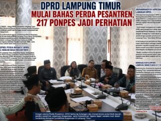 DPRD Lampung Timur Mulai Bahas Perda Pesantren, 217 Ponpes Jadi Perhatian