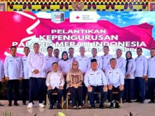 Wakil Bupati AZWAR HADI Resmi pimpin PMI Lampung Timur Periode 2026–2031